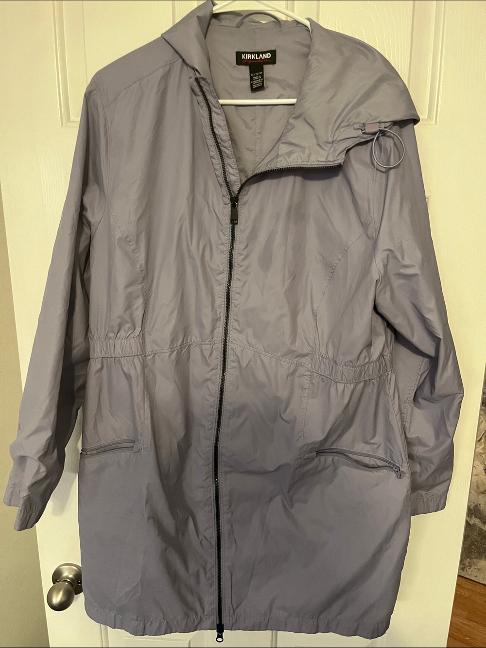 Kirkland Signature Lavender Hooded Windbreaker Jacket